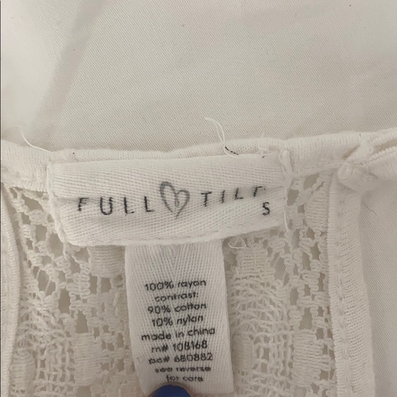 White Detailed Tank Top - Picture 4 of 4